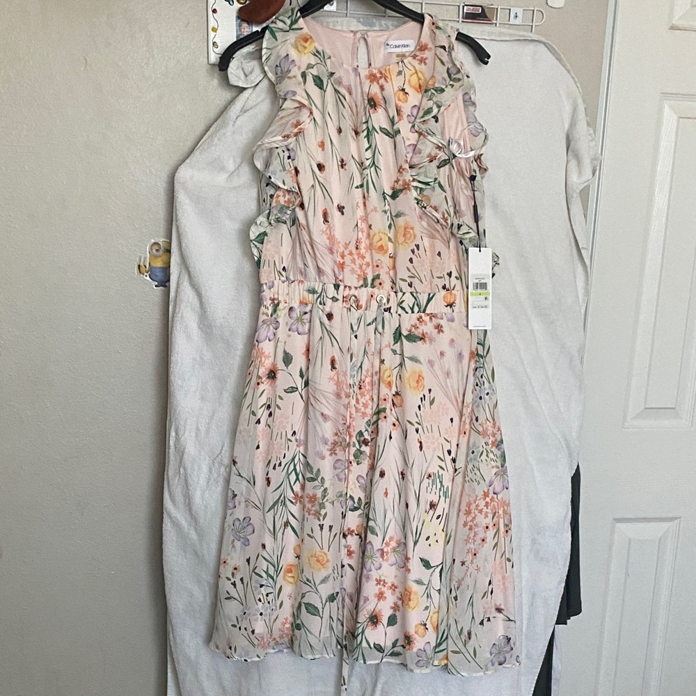 Calvin Klein Collection Floral Dress - Multicolor